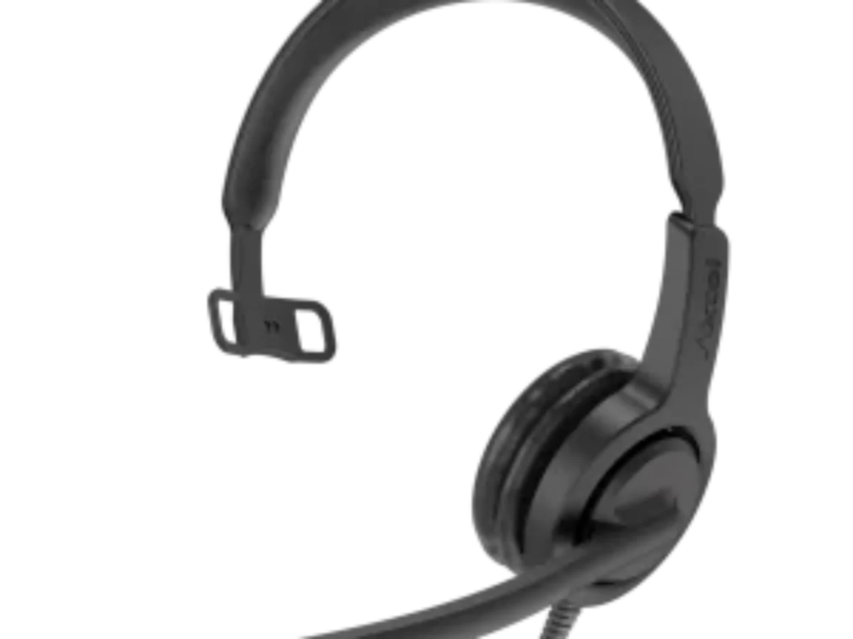 Axtel VOICE 28 mono QD headphones with a microphone - AxtelWorld.com